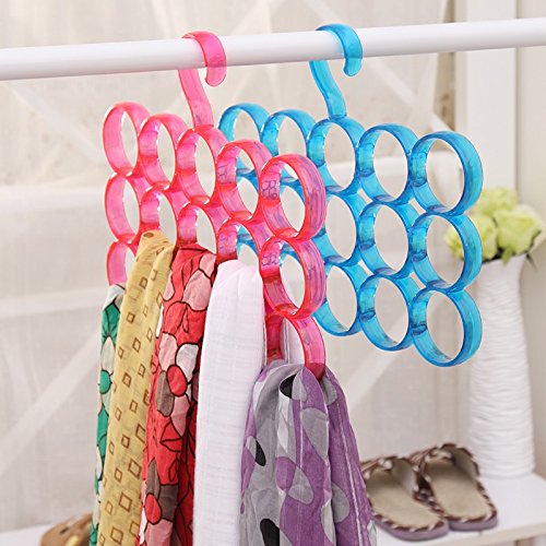 Multi-Functional 15 Slot Acrylic Scarf Hanger