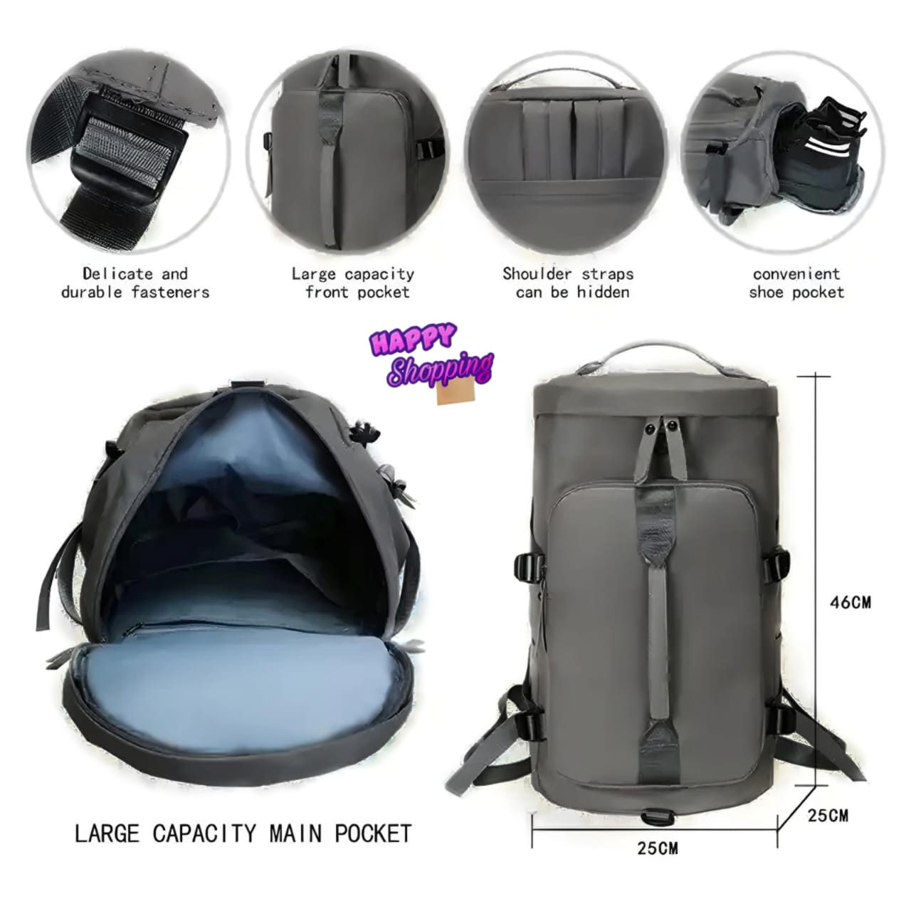 Imported 3 In One Traveling bag-