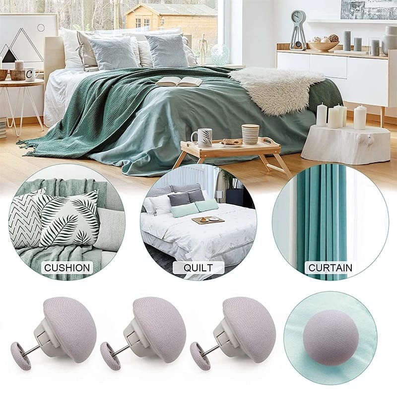 4 Pcs Mushroom Clips
