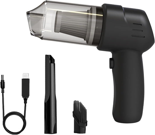 3 in 1 Household Cleaning Vacuum Cleaner, Strong Suction Car Vacuum Cleaner, Rechargeable