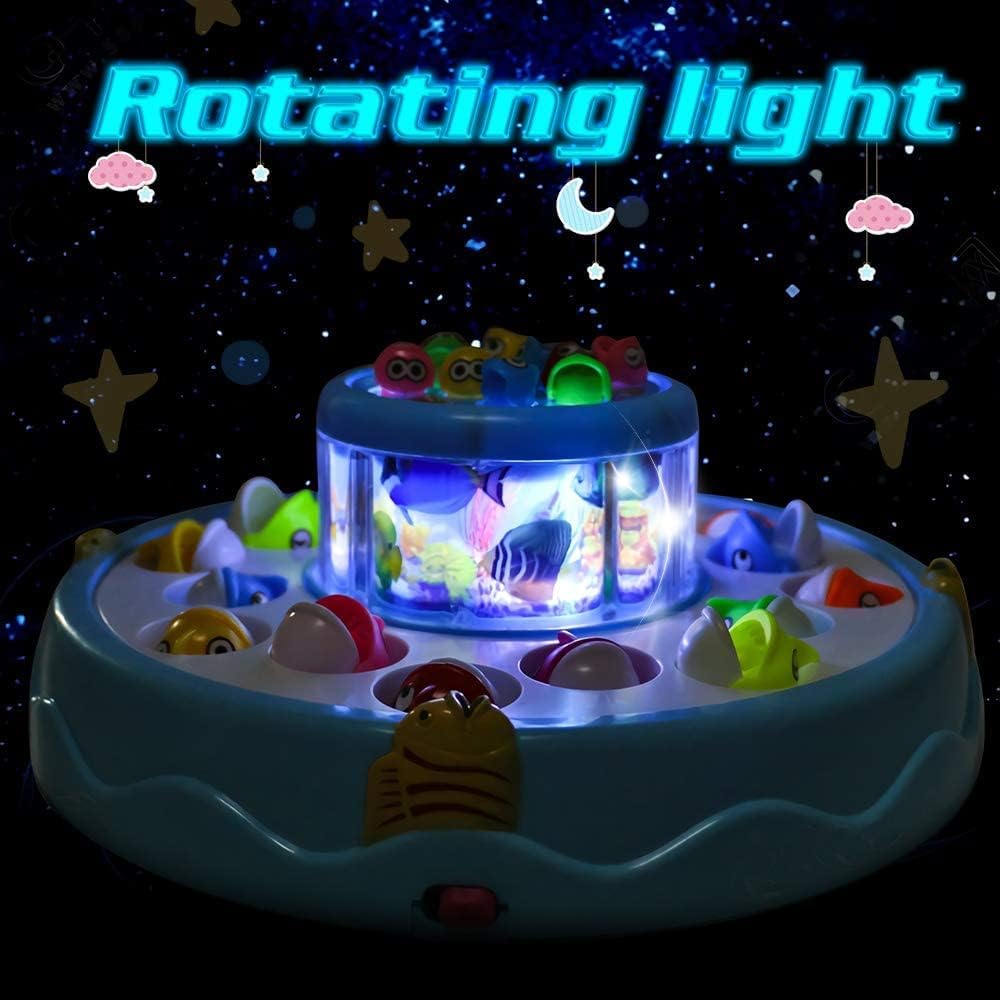 Fishing Game with 4 Children's Rod