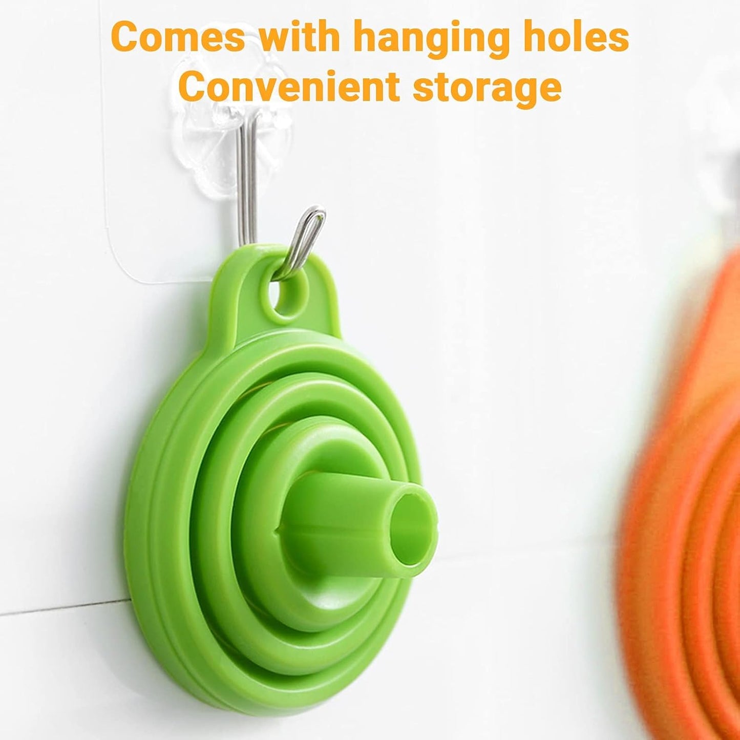 Silicone Folding Funnel - 3pcs