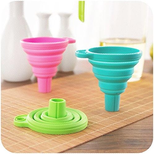 Silicone Folding Funnel - 3pcs