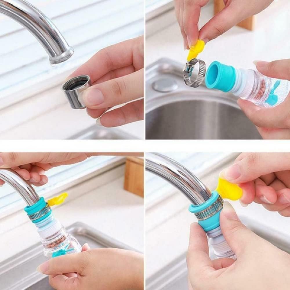 Fan Faucet 360 Adjustable Flexible Kitchen Faucet Tap Water Outlet Shower