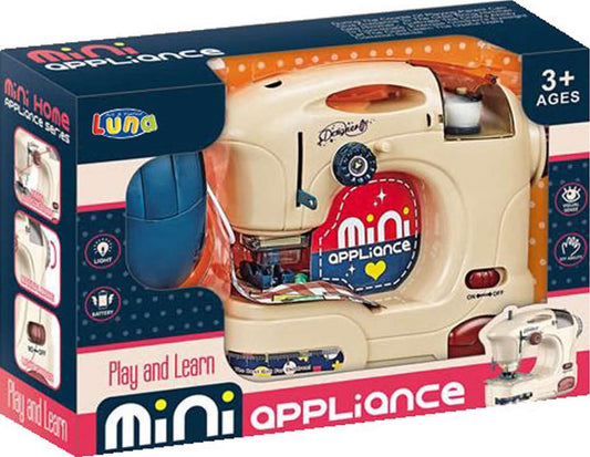 Sewing machine pretend play.