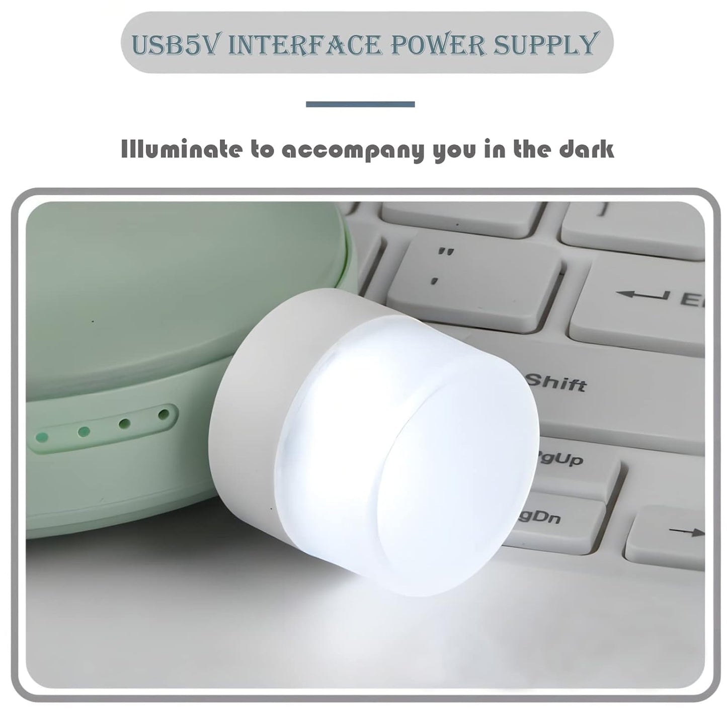 4 pcs Plug in LED Night Light Mini USB LED Light