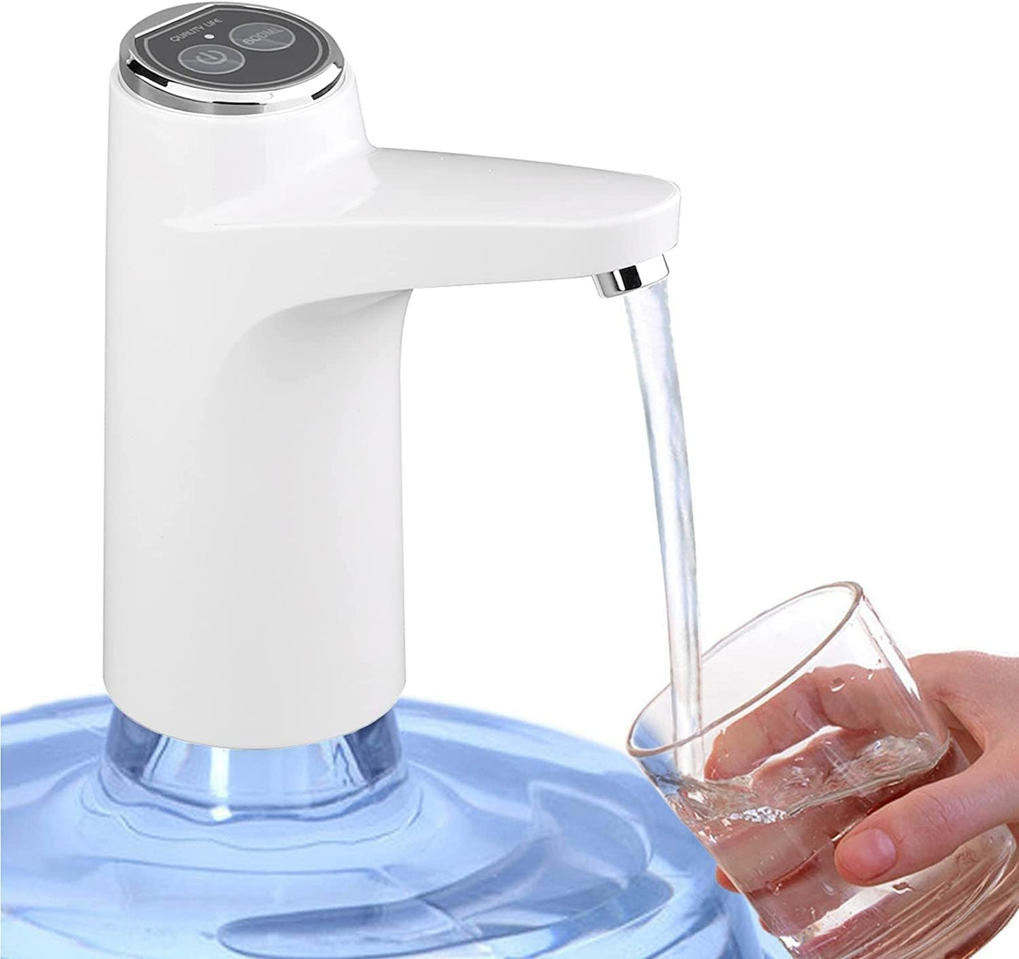 Automatic Water Dispenser Pump, Portable Can Water Dispenser Pump with USB Rechargeable Battery