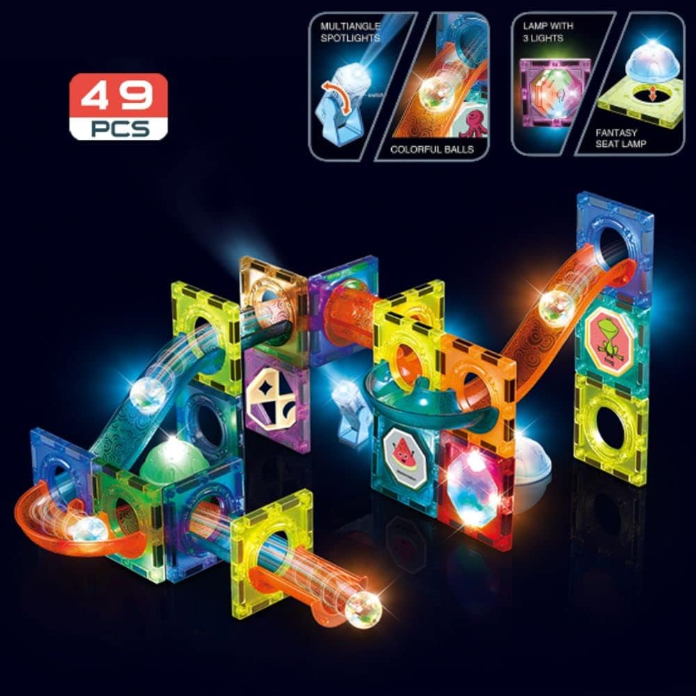 49 PCS Magnetic Tiles Building Blocks