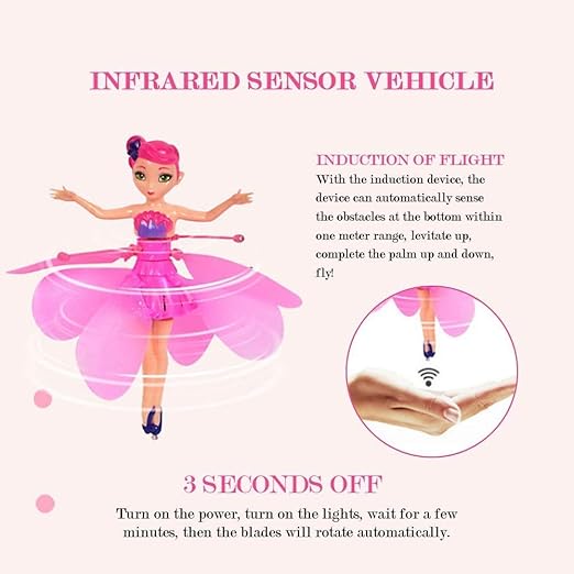 Flying Fairy Princess Doll Hand Infrared Induction Control .