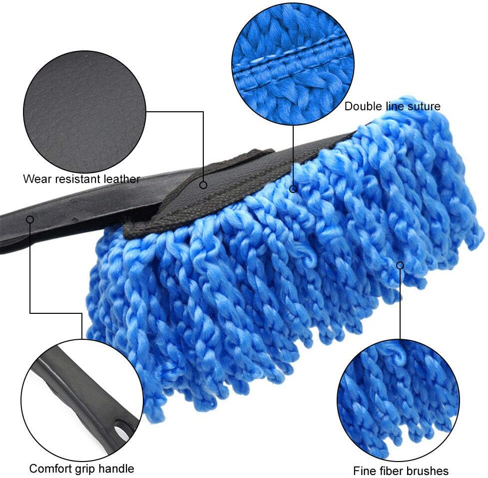 Car Duster/Car Microfiber Duster with Extendable Handle.