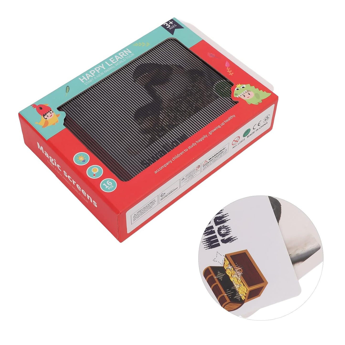 Magic Screen Happy Learning | Animated Moving, flash cards.