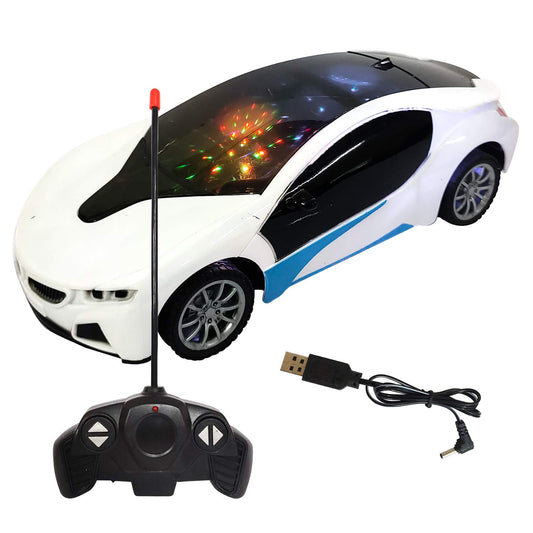Plastic Remote Control Car, Pack of 1, White