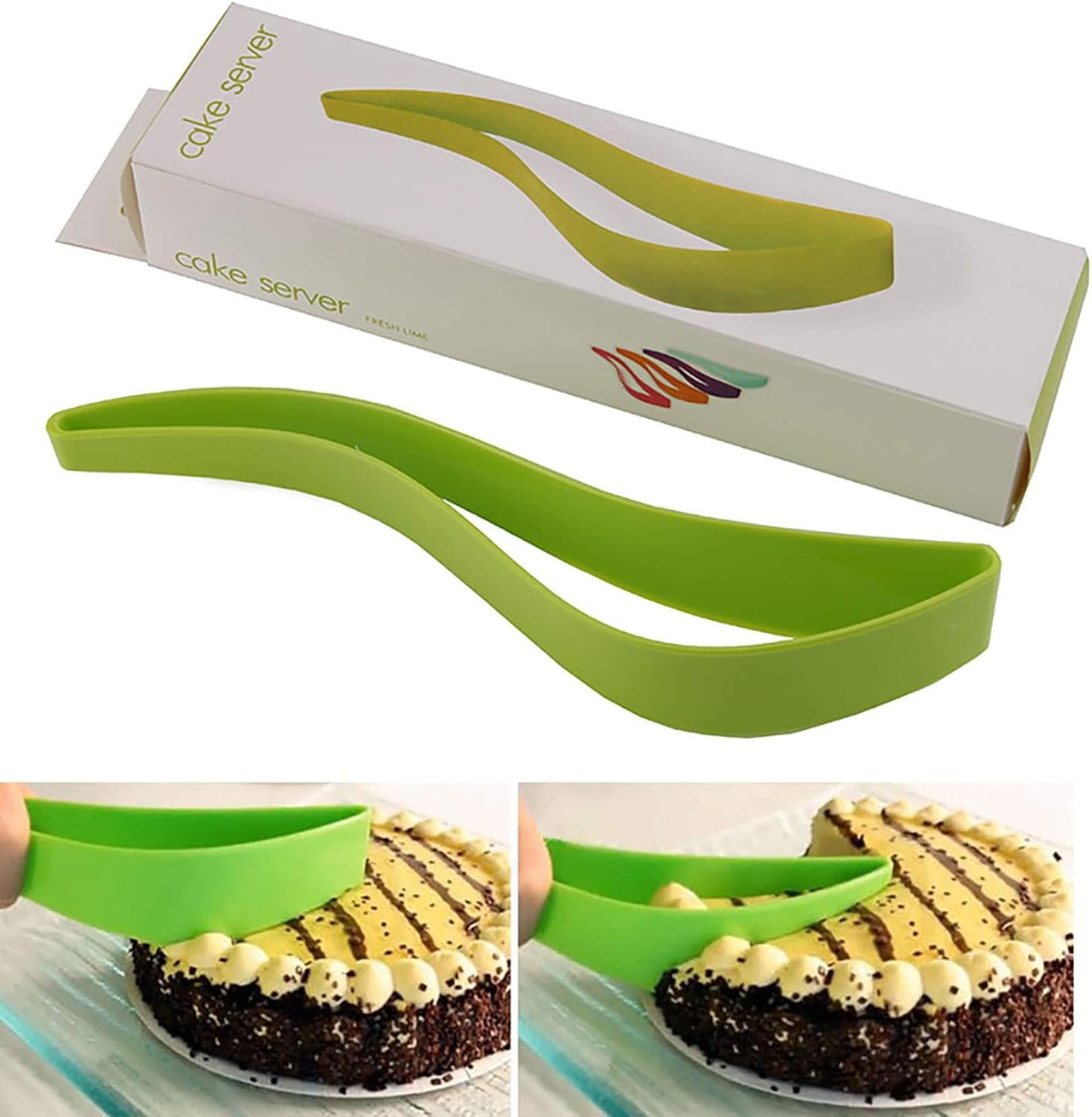 Plastic Cake Server Slicer Cake Knife - 2PCs