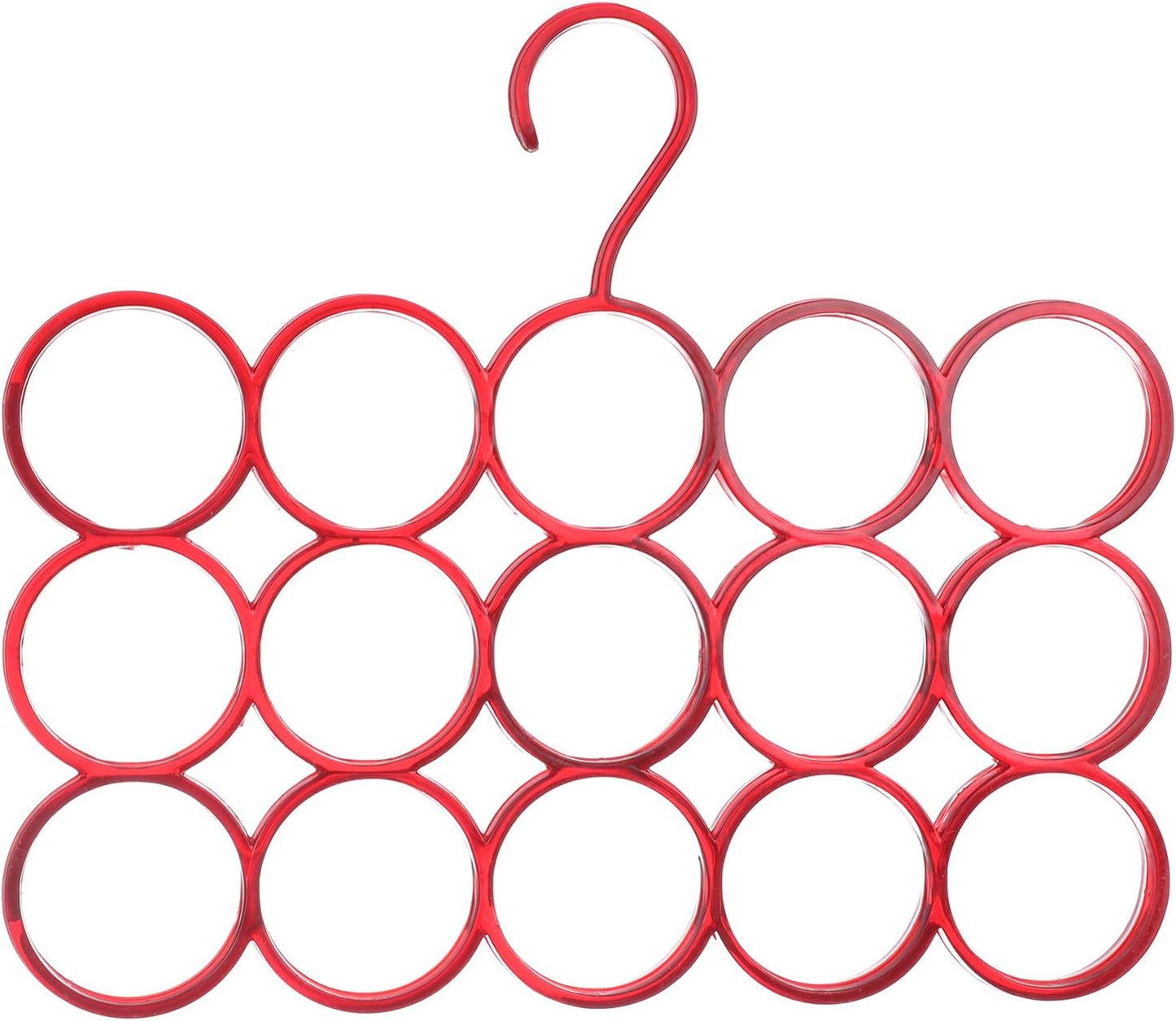 Multi-Functional 15 Slot Acrylic Scarf Hanger