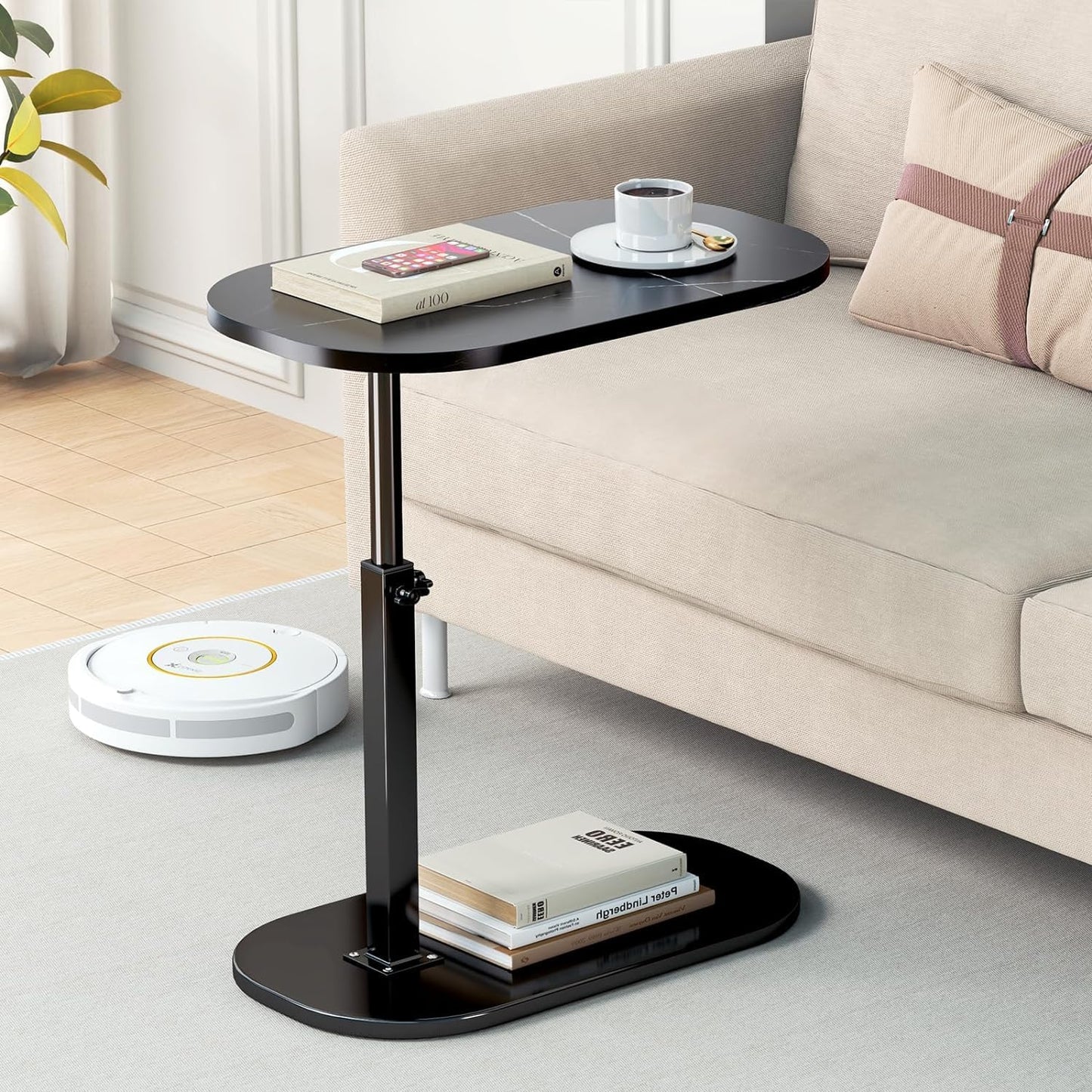 C-Shaped Side Table