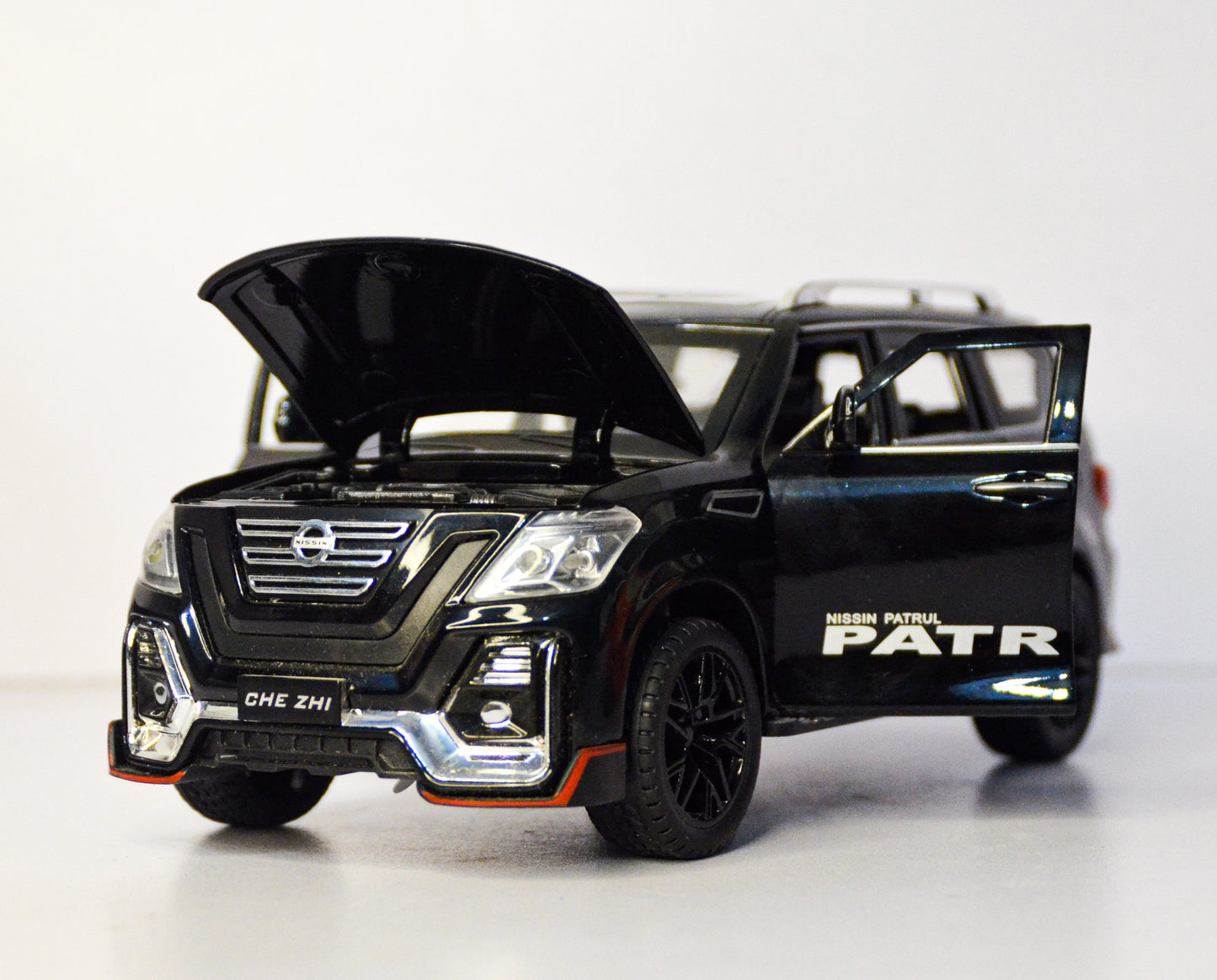 Toy Car Metal Pull Back Diecast Car with Openable Door and Sound Light