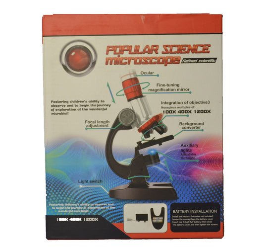 Microscope Accessories kit Children's Microscope Toy Set Microscope Slides