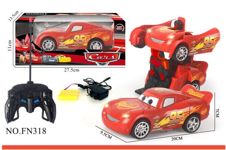 Lightning McQueen Transform Robot RC Car