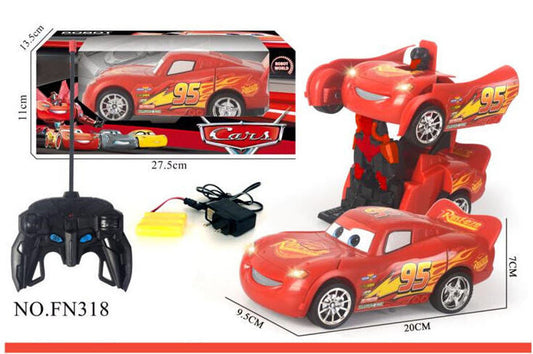 Lightning McQueen Transform Robot RC Car