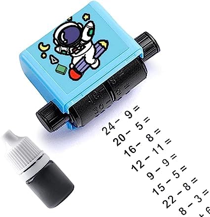 MATH STAMP ROLLER FOR ADDITION AND SUBTRACTION-