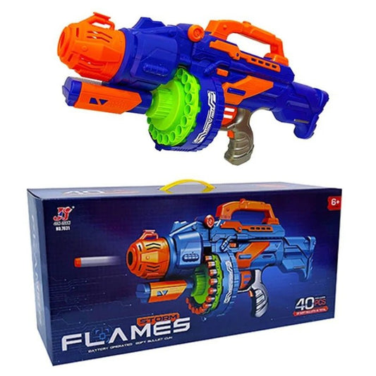 Big Size Blaster Gun Toy with 40 Soft Bullets