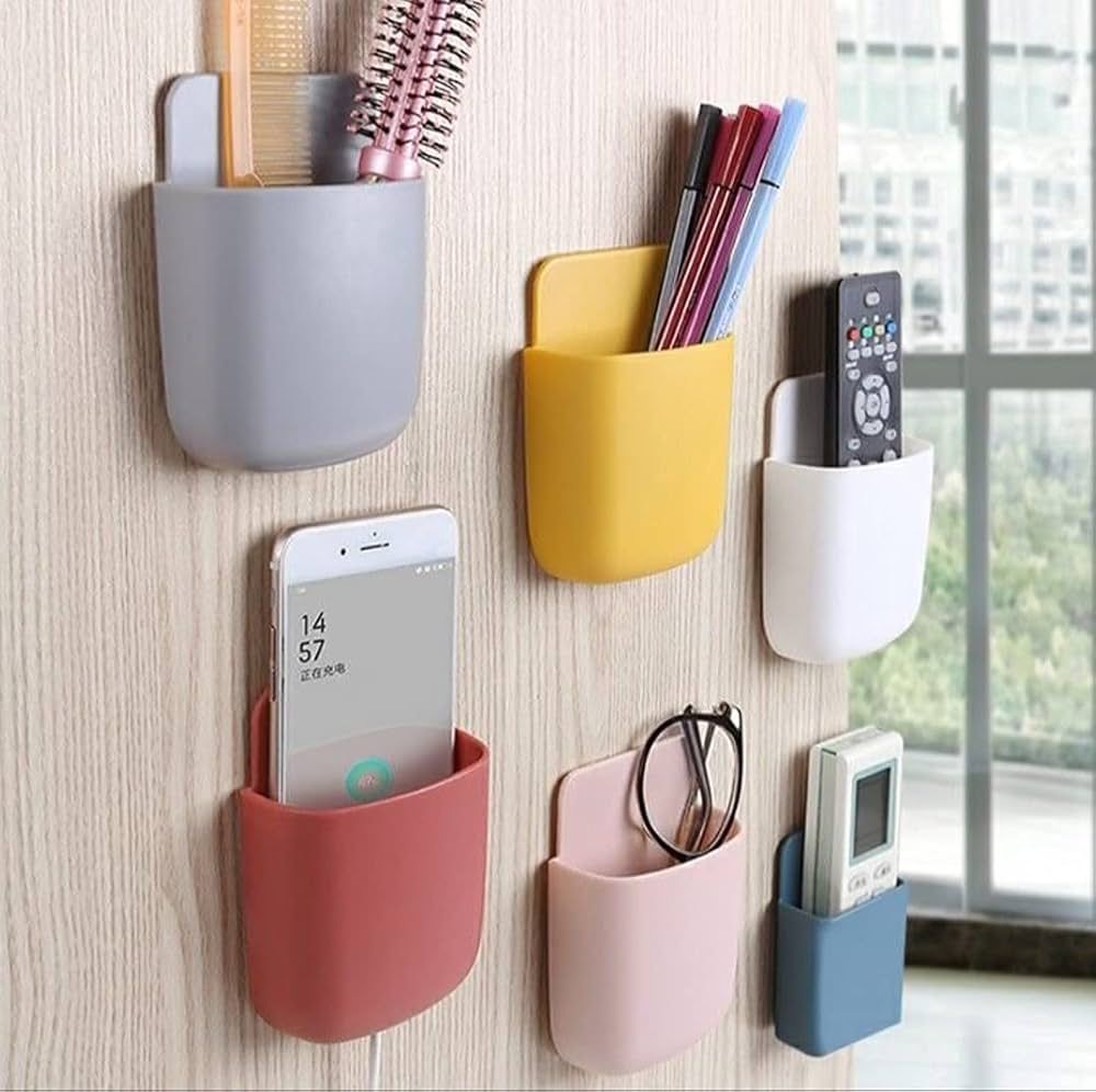 Wall Mounted Storage Box Remote Storage Organizer Case