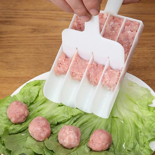 Meatball Maker Plastic, 4 in 1 Meat Baller Spoon
