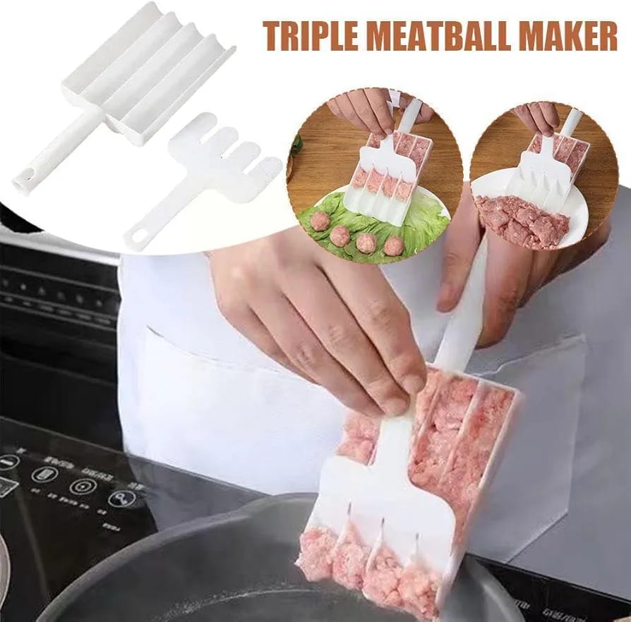 Meatball Maker Plastic, 4 in 1 Meat Baller Spoon
