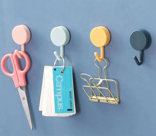 10 Pcs Multi Color Round Hook by Glow Collection