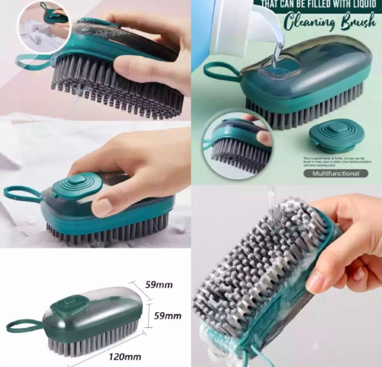 Cleaning Brush Soap Dispenser