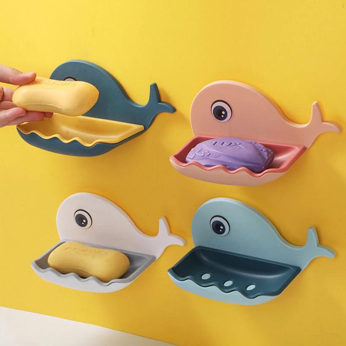 Whale Shape Soap Box - 2pcs