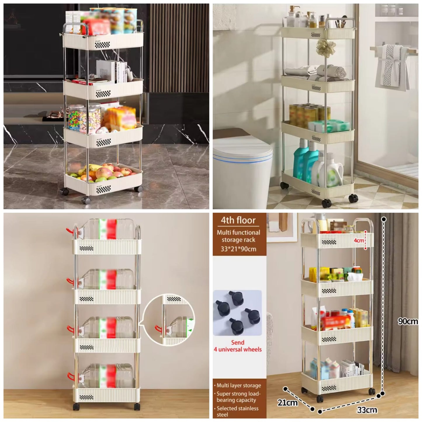 Kitchen Storage Trolley