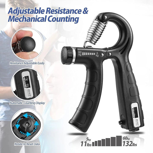 Hand Grip Strengthener Adjustable 5-60 kg