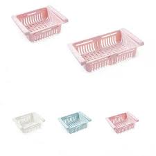 Adjustable Fridge Storage Basket Expandable Fridge Storage Rack-