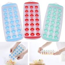 New Easy Pop Out ICE CUBE TRAY 21 Round Slots Silicone Mould Jelly Shots/Chocolate New Easy Pop Out ICE CUBE TRAY 21 Round Slots Silicone Mould Jelly Shots/Chocolate