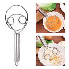 STAINLESS STEEL DOUGH WHISK MAKER -