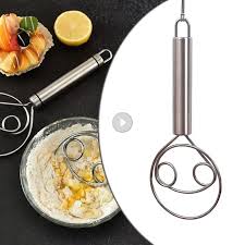 STAINLESS STEEL DOUGH WHISK MAKER -