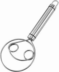STAINLESS STEEL DOUGH WHISK MAKER -