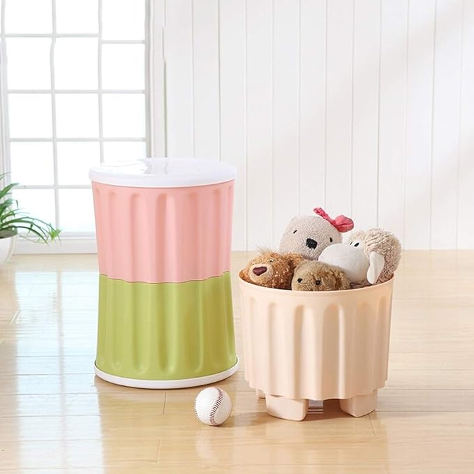 Colorful, Storage Stool, Stackable, Plastic Stool .